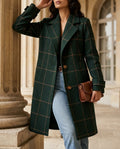 Vivienne Oversized Plaid Long Winter Coat
