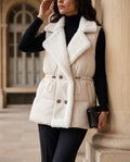 Gia Faux Fur Quilted Puffer Vest