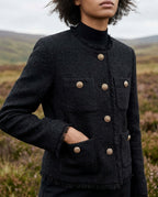 Nicolette Tailored Tweed Crop Jacket