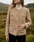 Nicolette Tailored Tweed Crop Jacket