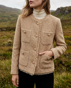 Nicolette Tailored Tweed Crop Jacket