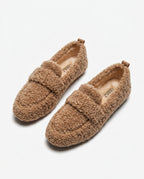 Bianca Plush Fleece Slip-On Mule Slippers