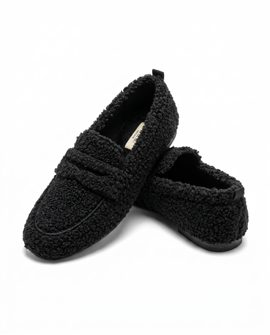 Bianca Plush Fleece Slip-On Mule Slippers