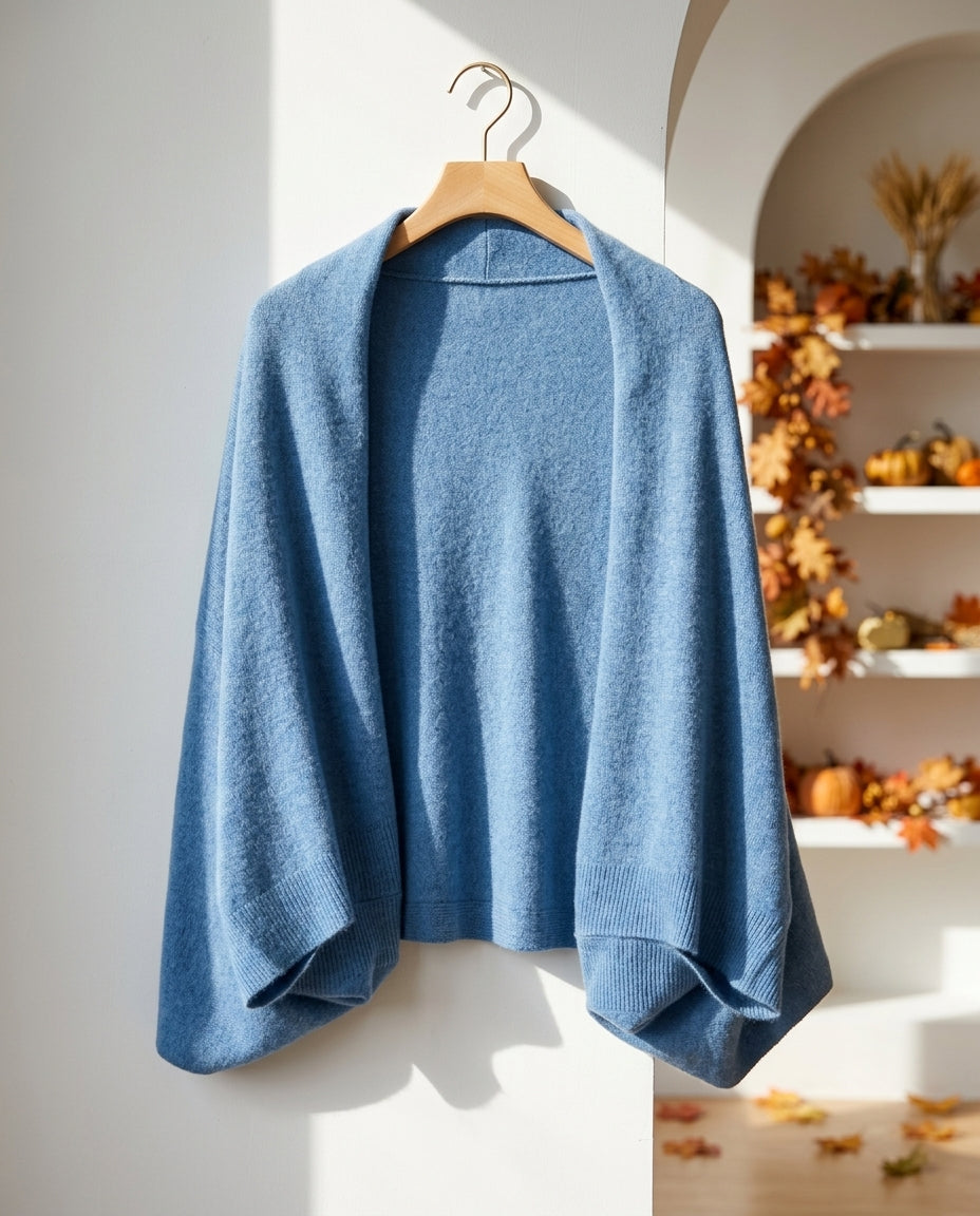 Elie Warm Wool Shawl Sweater