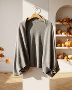 Elie Warm Wool Shawl Sweater