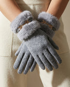 Belvoir Wool Fur Gloves for Winter