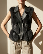 Clara Warm Fur Cropped Vest