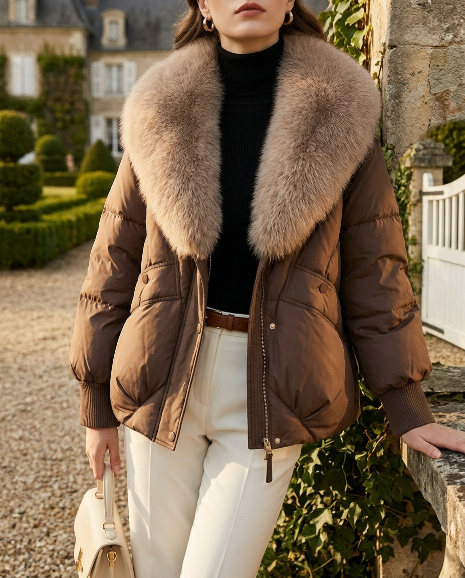 Scarlett Fur Puffer Jacket for Winter