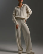 Charlotte Cozy Polo Sweat Lounge Set