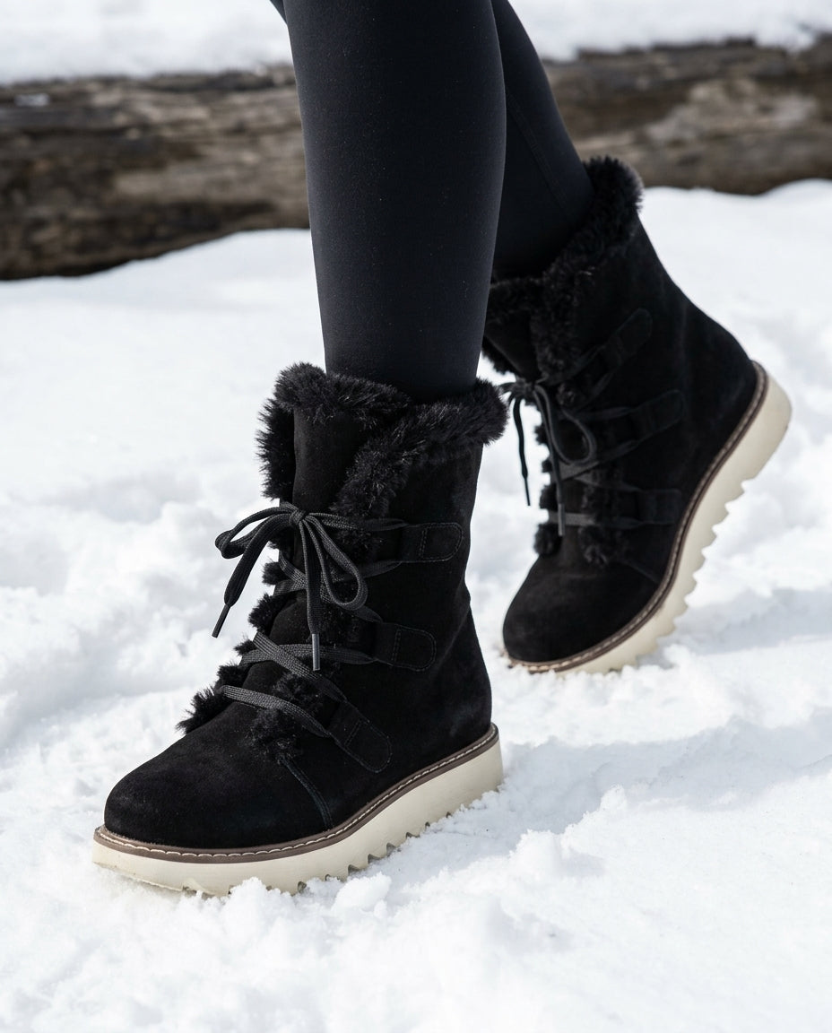 Sienna Platform Fur Boot for Winter