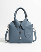 Polo Collar-Detail Crossbody Bag for Women