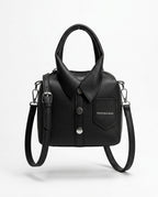 Polo Collar-Detail Crossbody Bag for Women