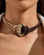 Sinclair Women's Two Tone Cord Knot Choker