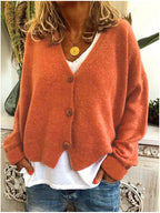 Lila French-Style Button-Front Cardigan