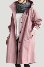 Wanda Lightweight Hooded Waterproof Rain Jacket