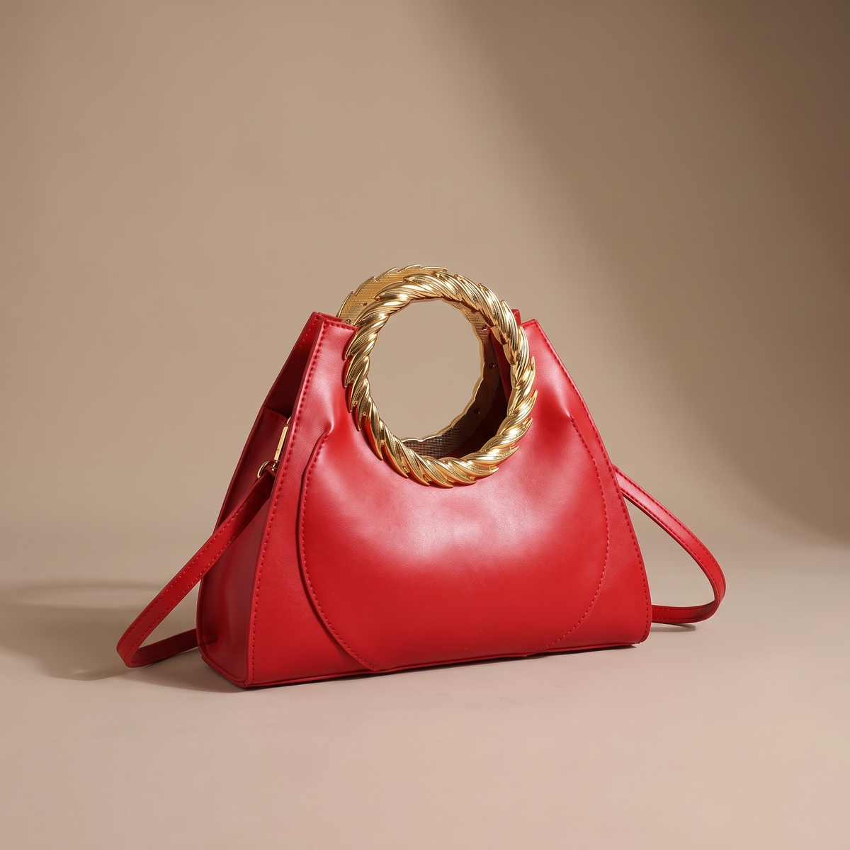Lillie Leather Top Handle Handbag & Crossbody