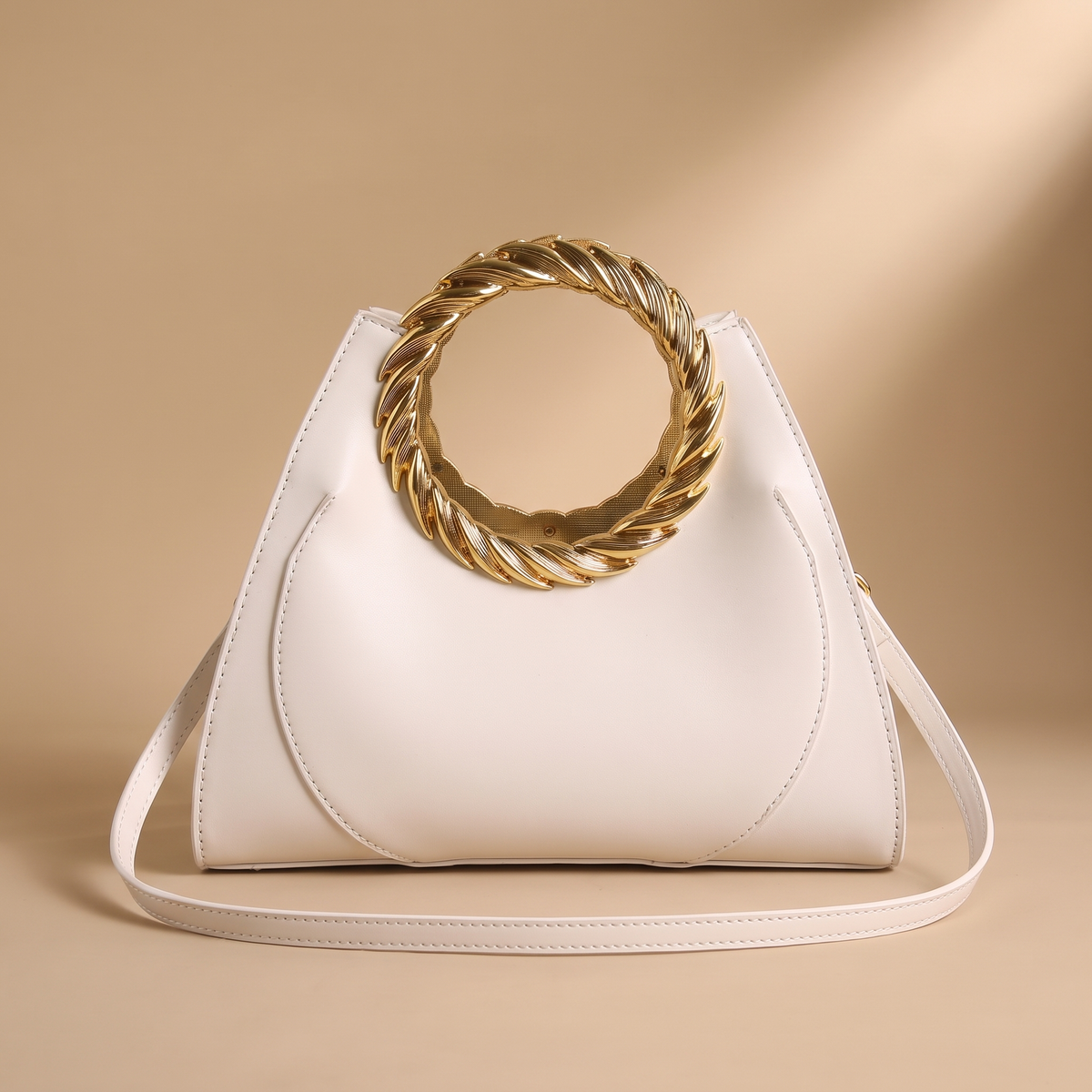 Lillie Leather Top Handle Handbag & Crossbody