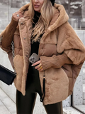Nicole Sherpa Puffer Jacket with Knit Collar & Cuffs