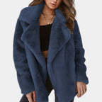 Bella Stylish Fur Lapel Warm Winter Coat