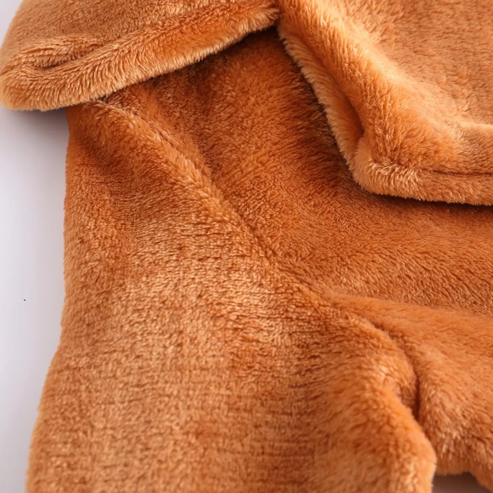 Bella Stylish Fur Lapel Warm Winter Coat