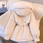 Elsa Warm Fur-Trimmed Hooded Winter Coat
